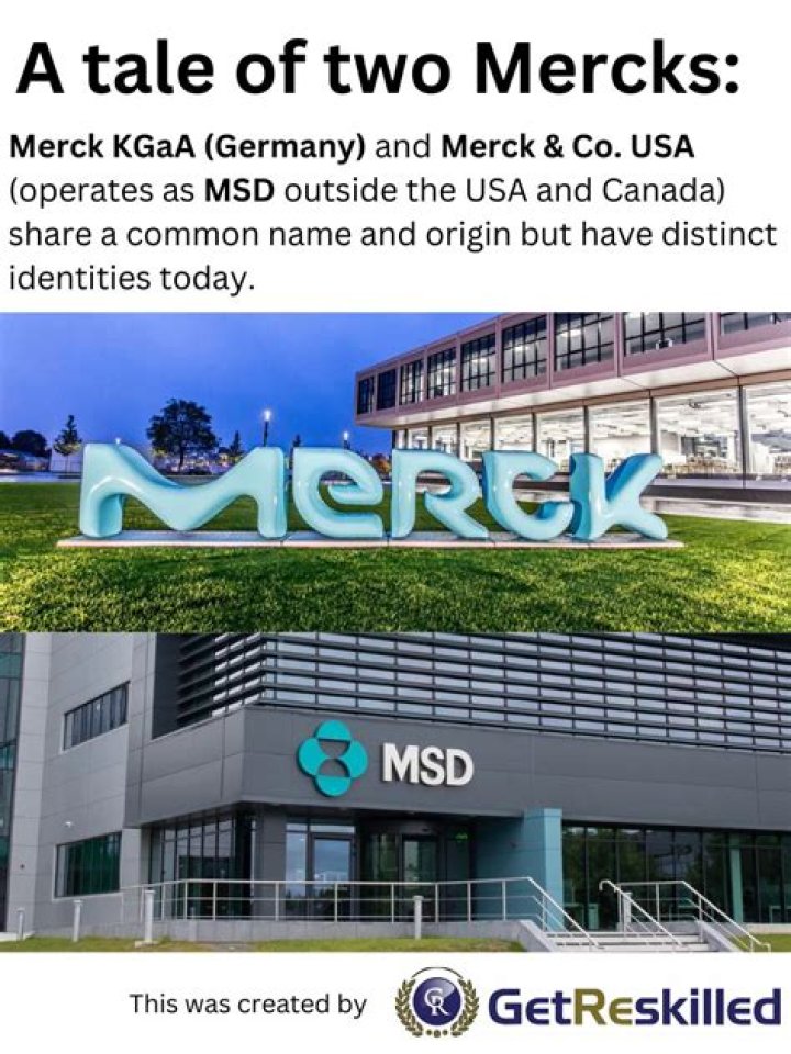 Are merck and msd the same?