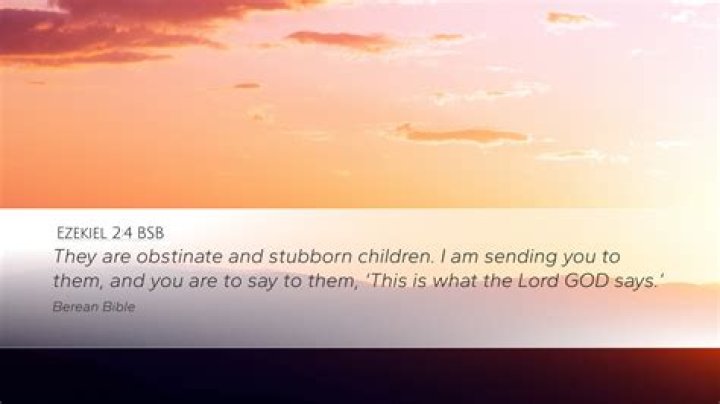 Are obstinate and stubborn?
