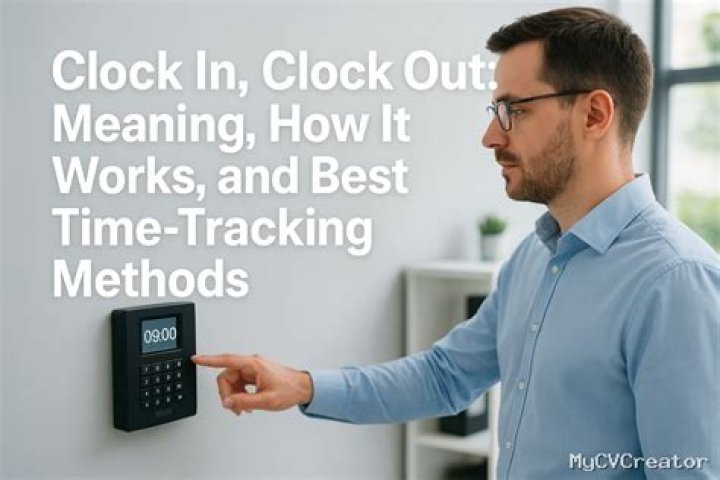 At clock out meaning?