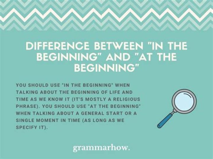 By the beginning meaning?