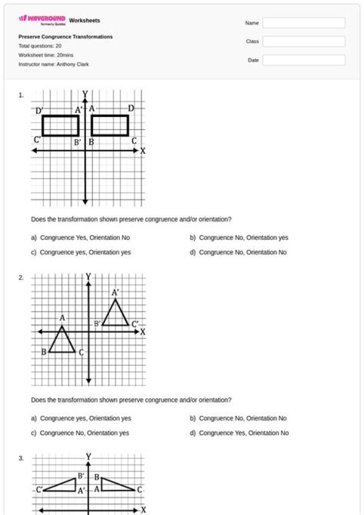 Do dilations preserve congruence?