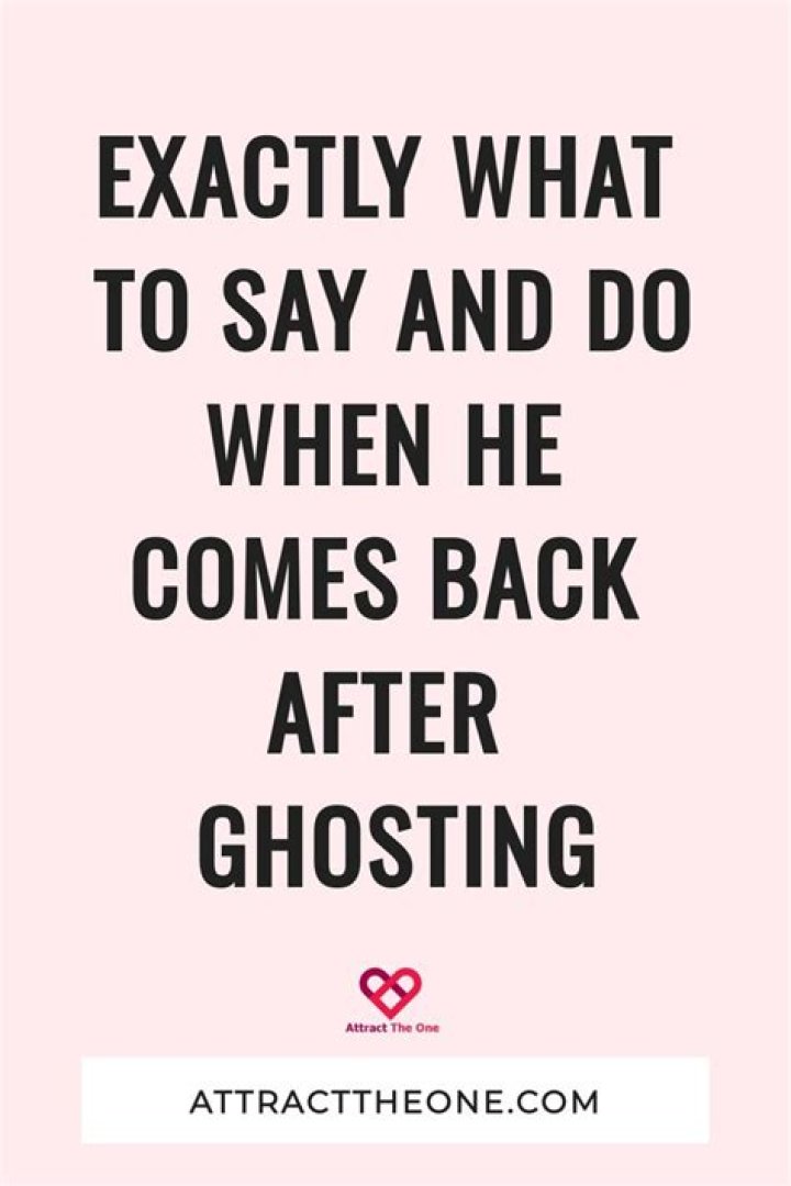 Do narcissists come back after ghosting?