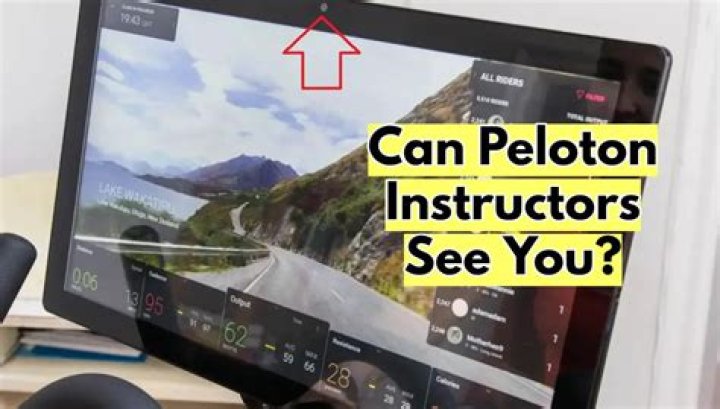 Do peloton instructors see you?