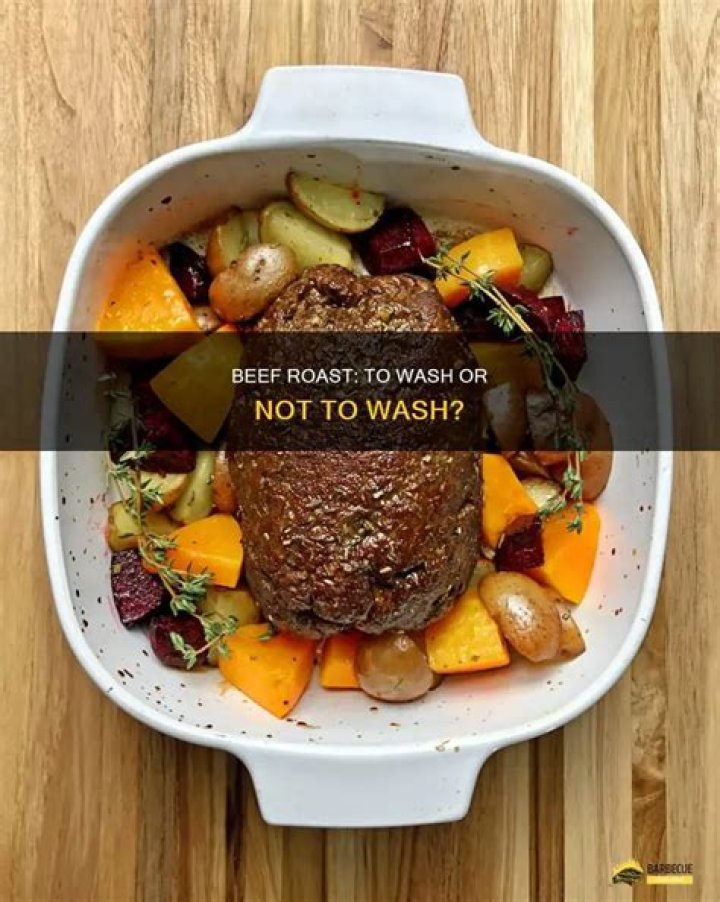 Do you wash beef steak?