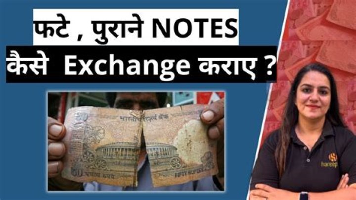 Does bank accept torn notes?