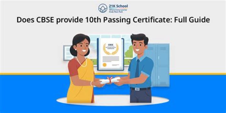 Does cbse provide 10th passing certificate?