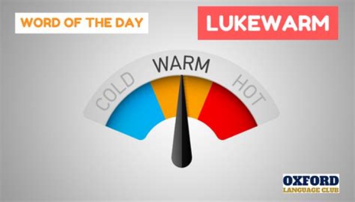 Does lukewarm mean tepid?