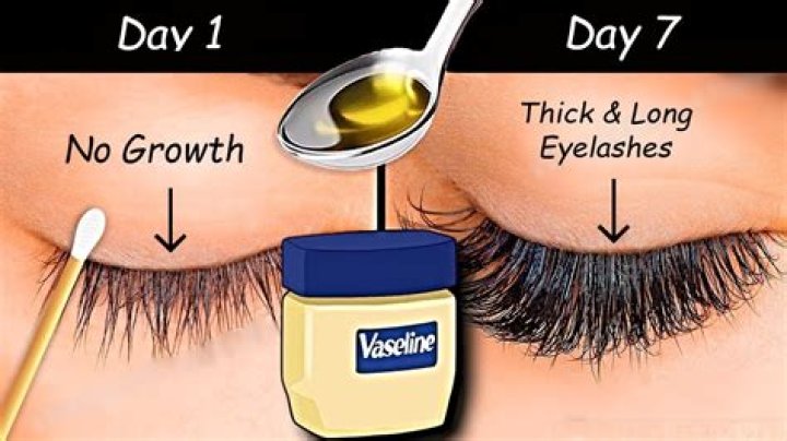 Does vaseline help eyelashes grow?