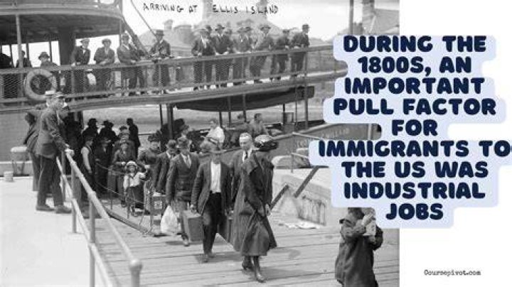 During the 1800s an important pull factor?