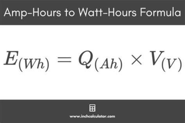 Formula for ampere hour?