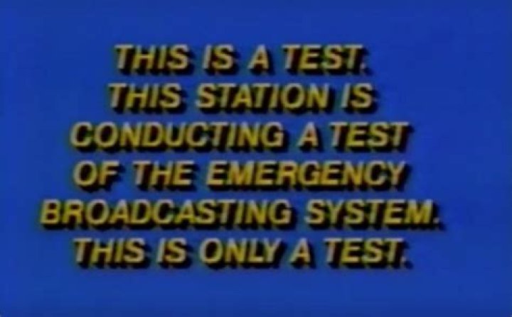 Has emergency broadcast ever been used?