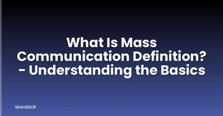 Has mass communication been splitted?