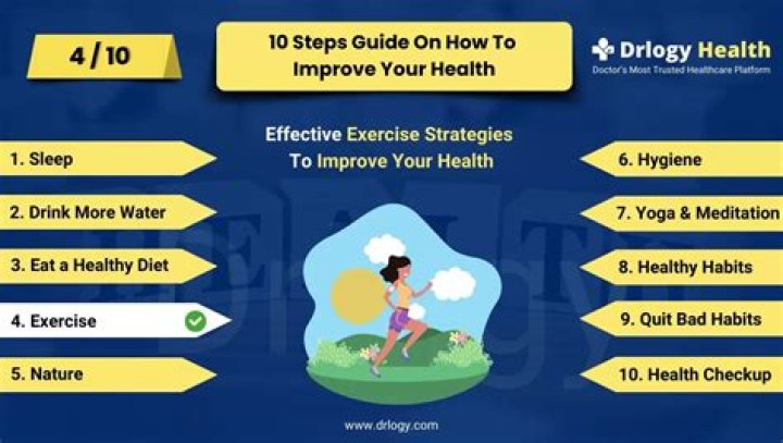 How does exercise improve health and wellbeing?