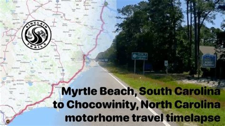 How far is chocowinity nc from the beach?
