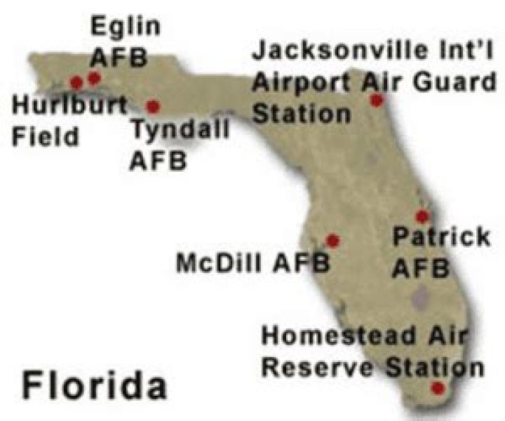 How many afb in florida?