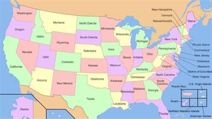 How many states list?