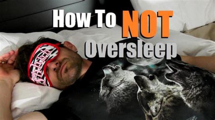 How to not oversleep?