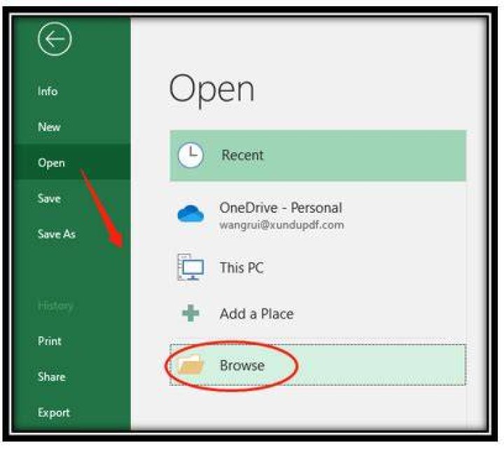 How to open ods?