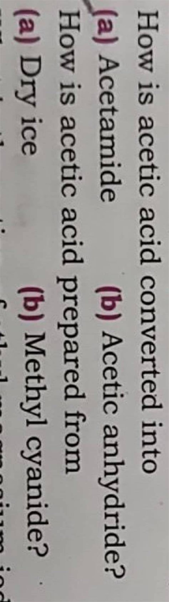 How to prepare acetamide?