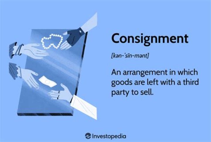 In consignment what does it mean?