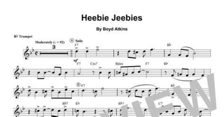 Instruments in heebie jeebies?