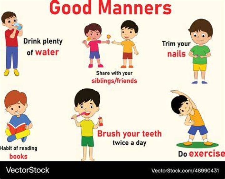On a good manners?