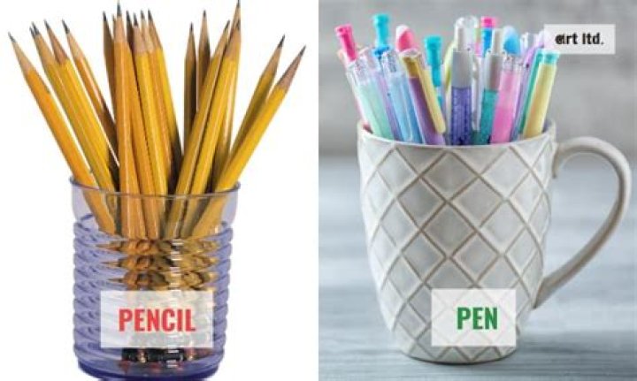 On pen or pencil?