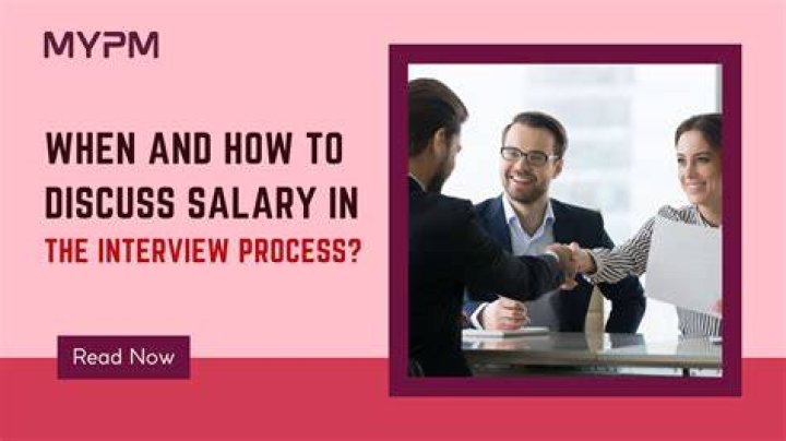 Should you discuss salary at an interview?