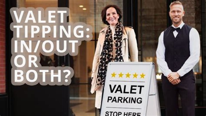 Should you tip valet service?