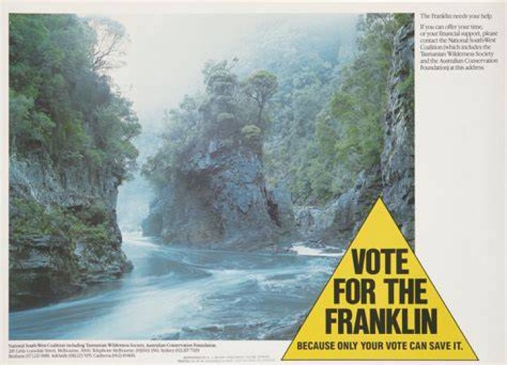 Was the franklin river dammed?