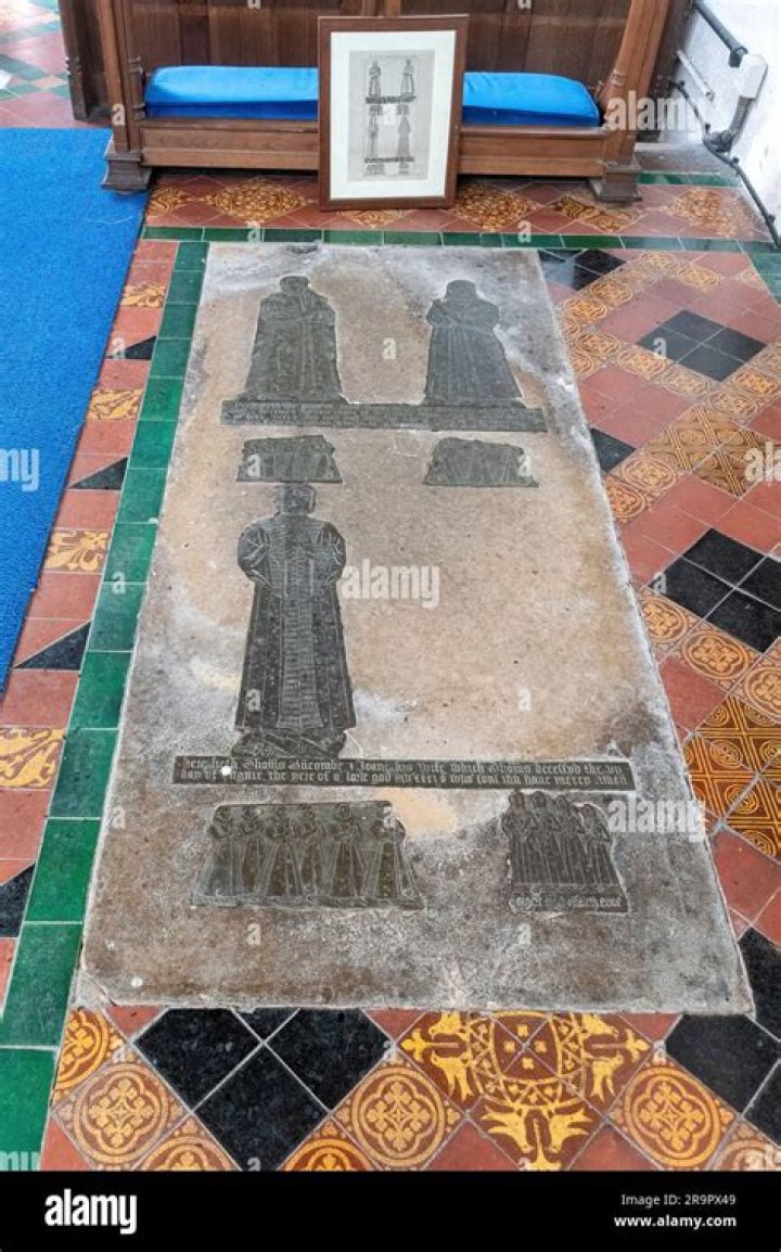 What are monumental brasses?