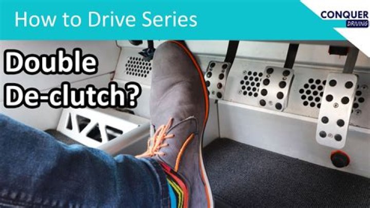 What does double declutch mean?