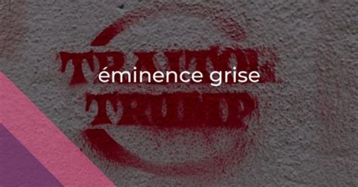 What does eminence grise mean?