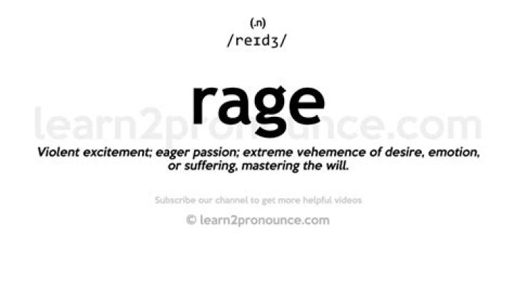 What does rages mean?
