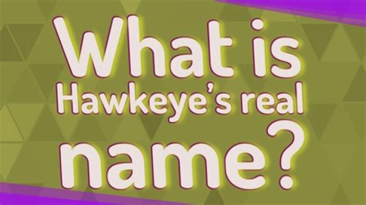 What is hawkeyes real name?