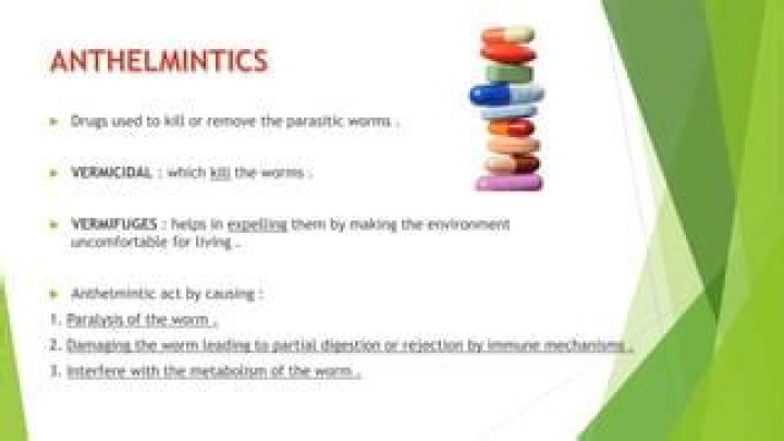 What is vermicidal used for?