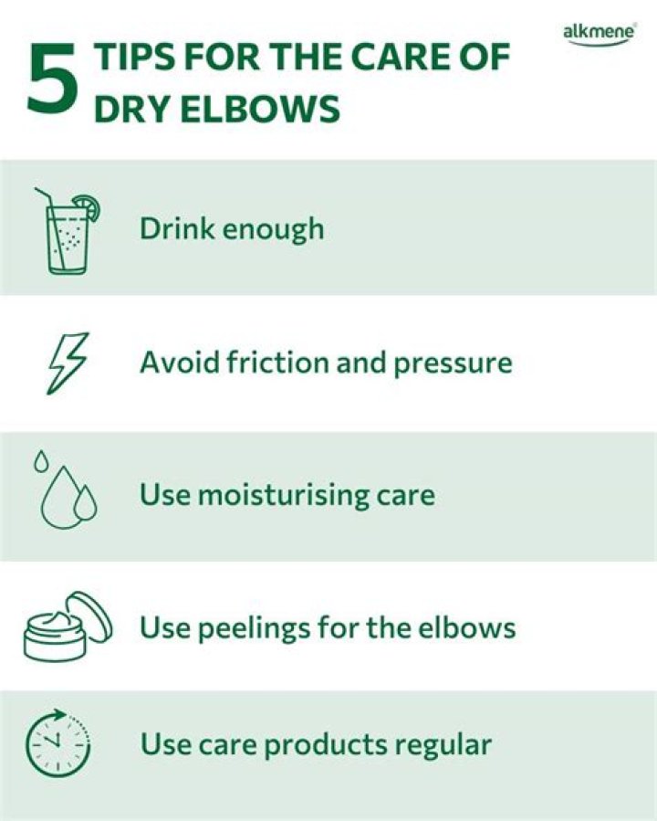 What to do for rough dry elbows?