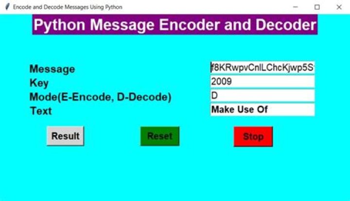 Whats a decoded message?