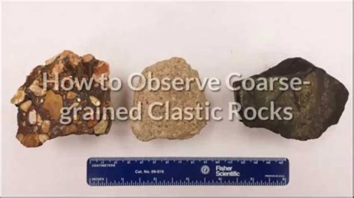 When a rock is coarse-grained?