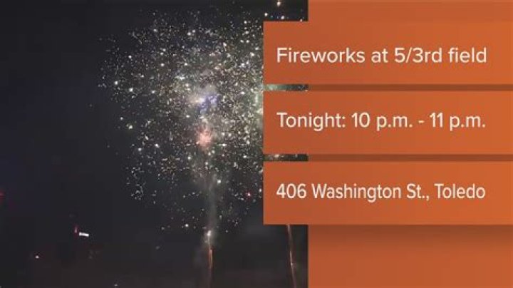 When are toledo fireworks?