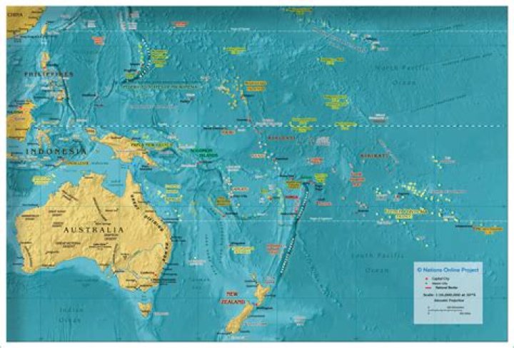 When did australia become oceania?