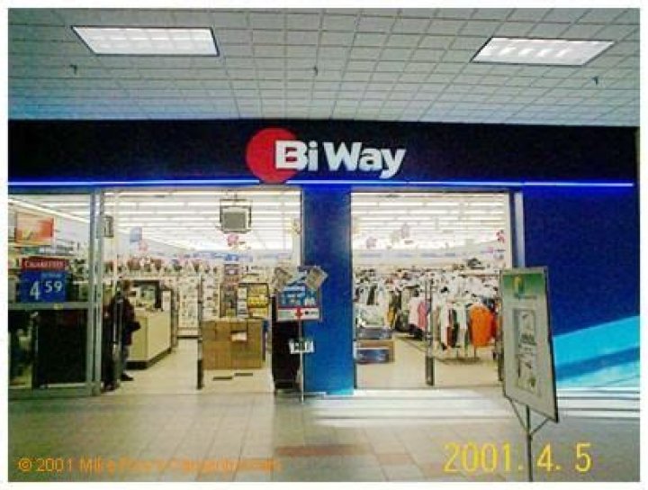 When did biway stores close?