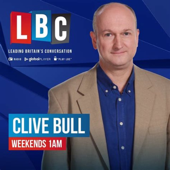 When is clive bull on lbc?