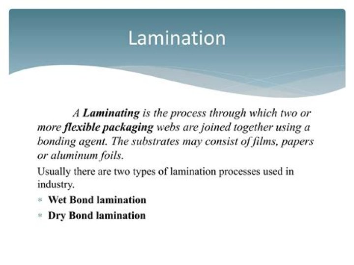 When laminating which end goes in first?