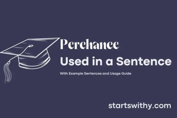 When to use perchance in a sentence?