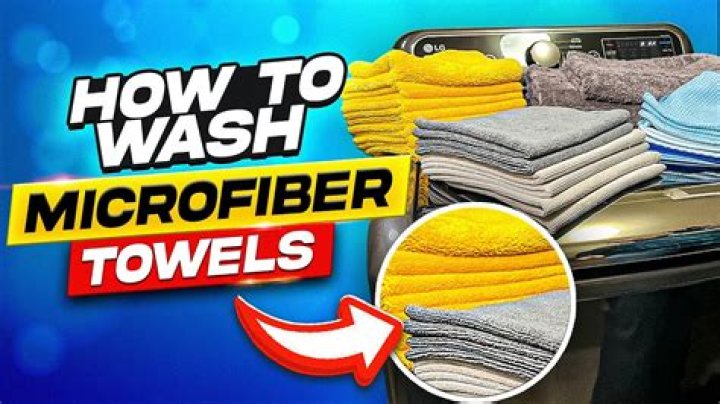 When to wash microfiber towels?