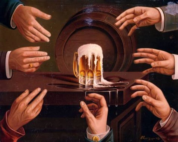 When was stout beer invented?