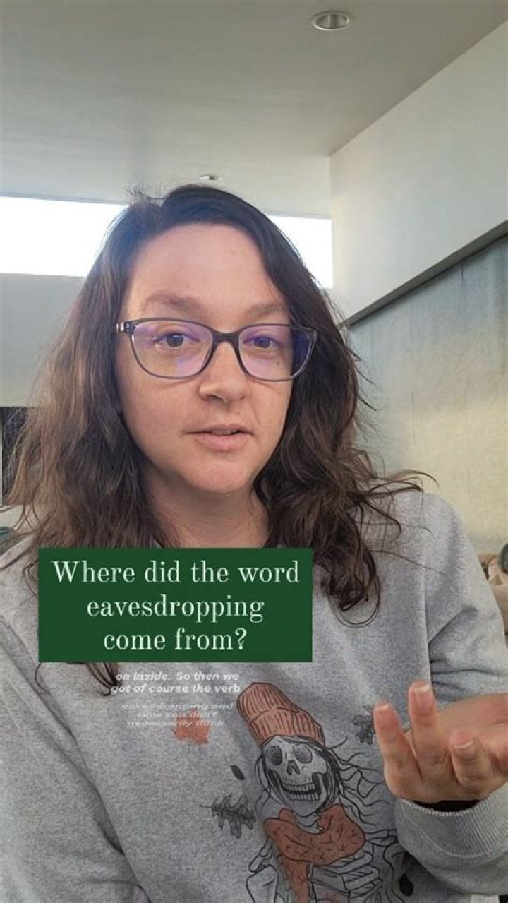 Where does the term eavesdropping come from?