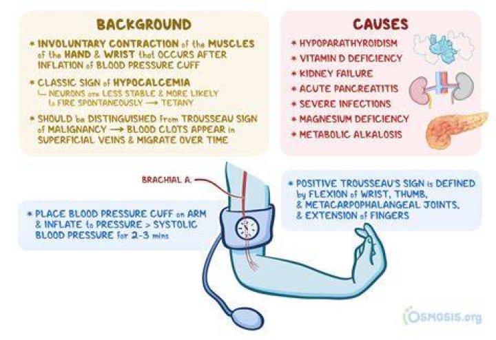 Where is carpopedal spasm?