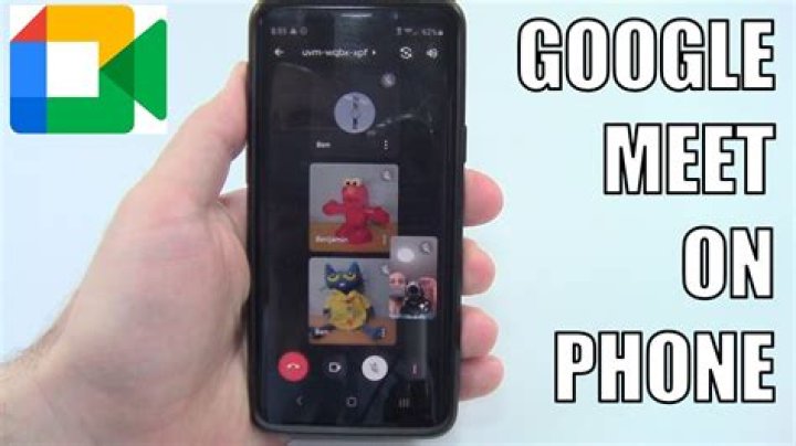 Where is self view in google meet in mobile?